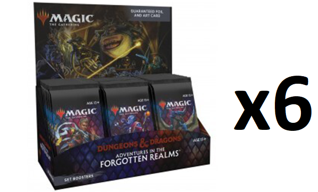 MTG Adventures in the Forgotten Realms SET Booster CASE (6 SET Boxes)